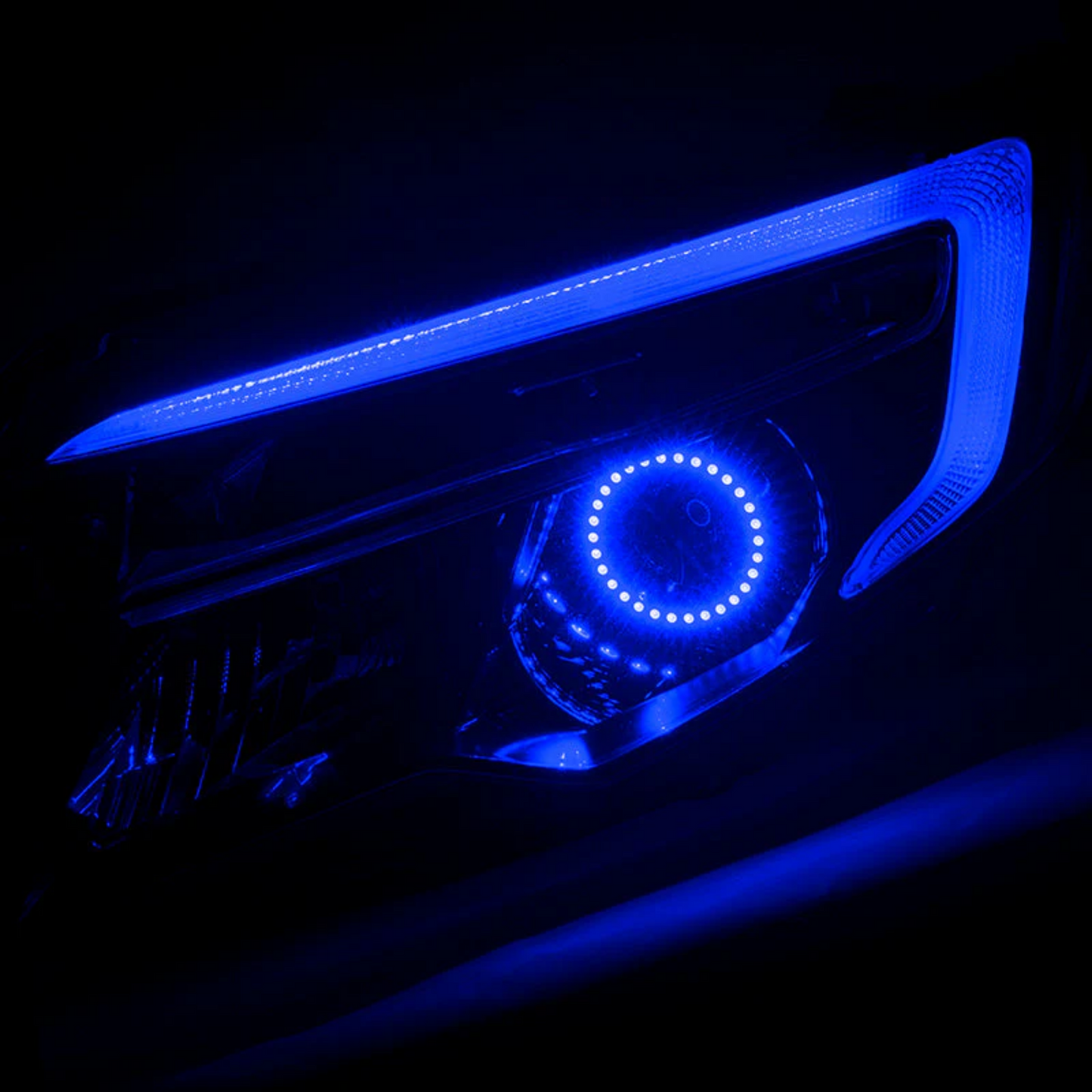 Honda Pilot Flow Series/Color Chasing DRL Boards w/ Halos (2016-2018) - 4" accent strip/16" accent strip/80   - BX1-  DRIVEN - 5