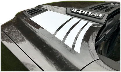 Hood Vent Upper Accent Graphics  - 2019-2024 Ram Rebel & Sport Hood - Ram19:Hood:UVAD-01-Ram19:Hood:UVAD-02-Ram19:Hood:UVAD-03-Ram19:Hood:UVAD-04-Ram19:Hood:UVAD-05-  DRIVEN - 2