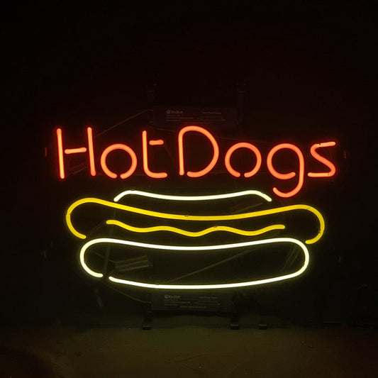 Hot Dogs Neon Sign - ME888-  DRIVEN - 2