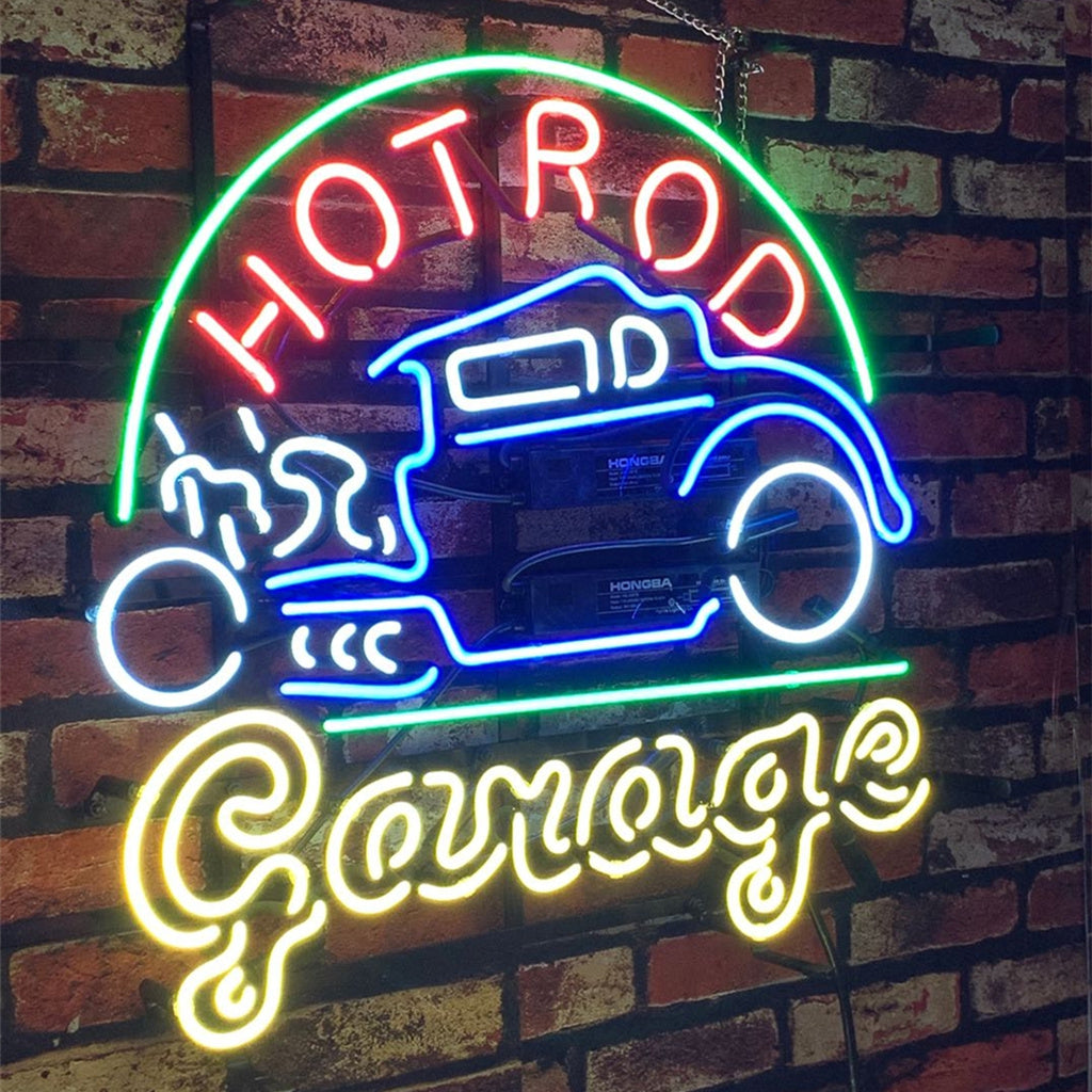 Hot Rod Garage Auto Car Neon Signs - ME203-  DRIVEN - 1
