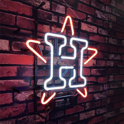 Houston Astros Neon Sign Light - SME004-  DRIVEN - 3
