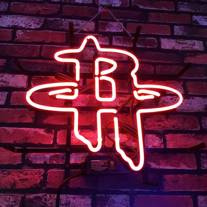 Houston Rockets Baseball Neon Sign - SZME002-  DRIVEN - 3