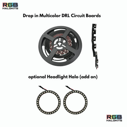 Hyundai Elantra Multicolor Flow Series DRL Boards (2021-2023) - G14x3 | A20 | P2   - BX1-G14x3 | B2 | B35 | A20 | P2   - BX3-  DRIVEN - 2