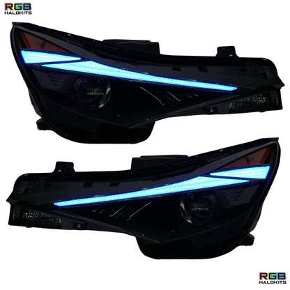 Hyundai Elantra Multicolor Flow Series DRL Boards (2021-2023) - E25 | A20 | P2   - BX1-  DRIVEN - 4