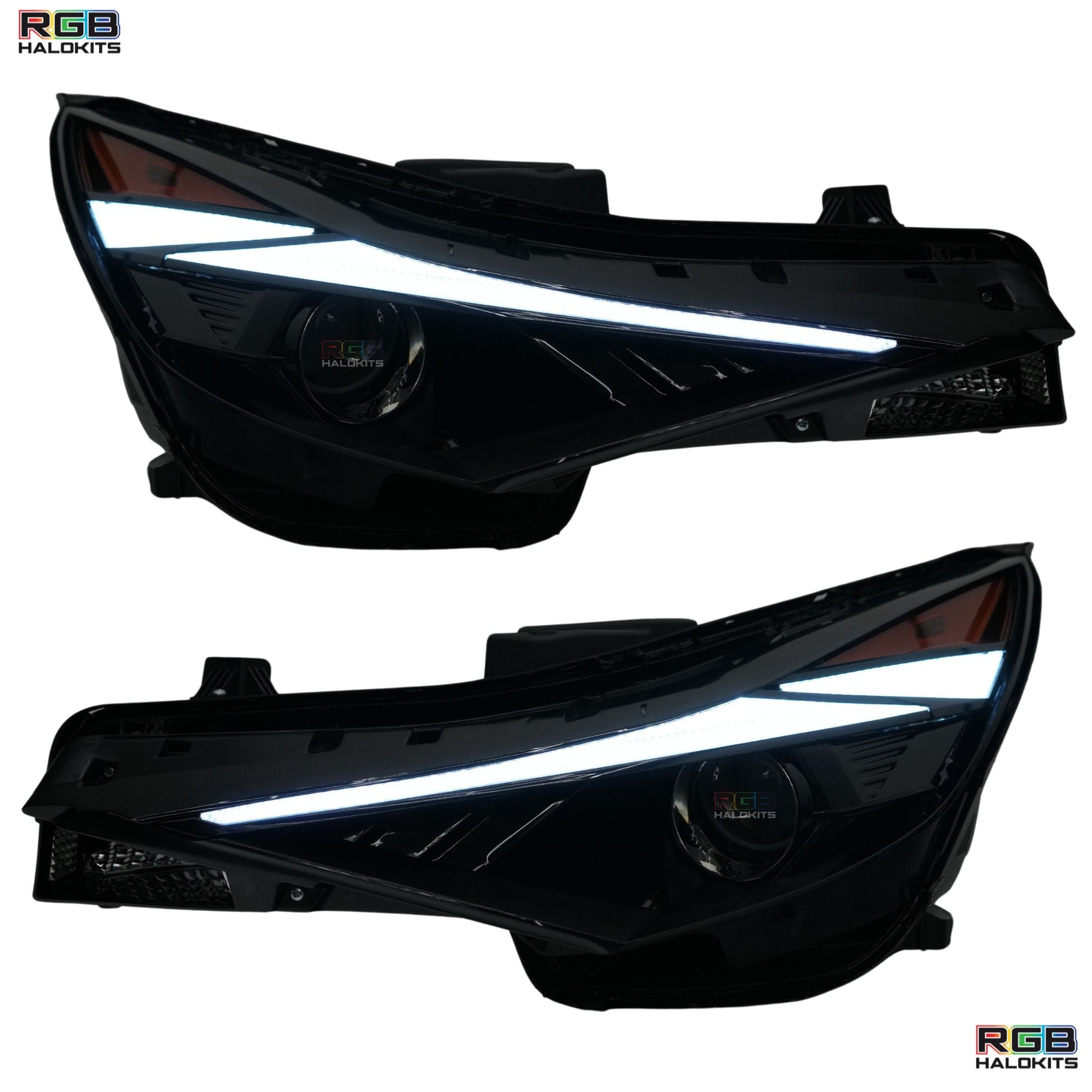 Hyundai Elantra Multicolor Flow Series DRL Boards (2021-2023) - G14x3 | A20 | P2   - BX1-G14x3 | B2 | B35 | A20 | P2   - BX3-  DRIVEN - 9