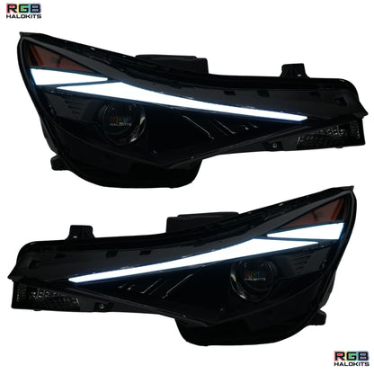 Hyundai Elantra Multicolor Flow Series DRL Boards (2021-2023) - G14x3 | A20 | P2   - BX1-G14x3 | B2 | B35 | A20 | P2   - BX3-  DRIVEN - 9