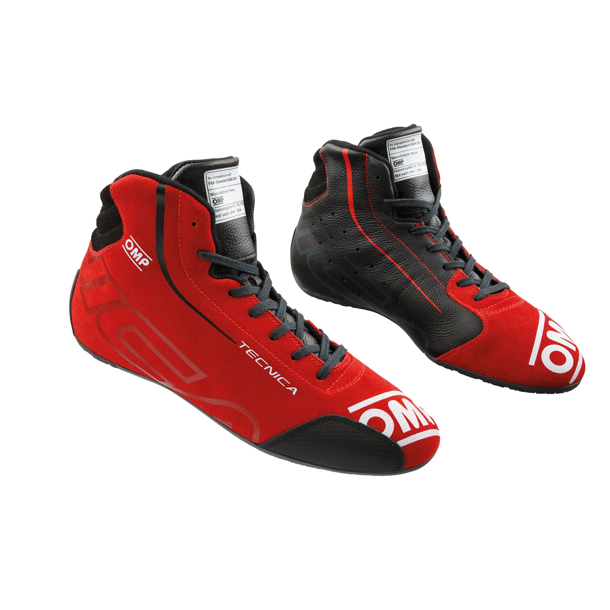 OMP |  Tecnica MY2025  | Racing Shoes | Mid-Level  | FIA - IC0-0836-A01-077-37-IC0-0836-A01-077-38-IC0-0836-A01-077-39-IC0-0836-A01-077-40-IC0-0836-A01-077-41-  DRIVEN - 7