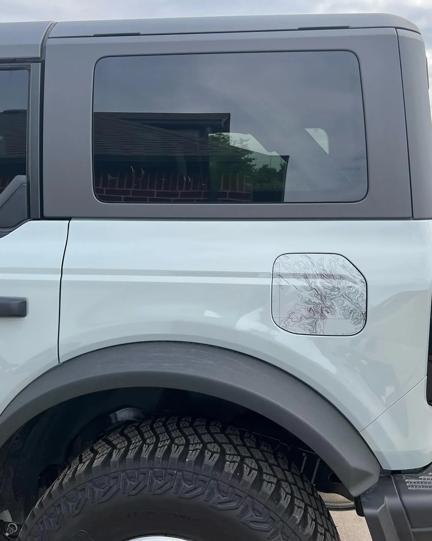 Printed Series Fuel Door Overlay - 2021+ Bronco - 21BRONCOPRFUEL-GEN-21BRONCOPRFUEL-BT-21BRONCOPRFUEL-MT-21BRONCOPRFUEL-BBT-21BRONCOPRFUEL-PRM-  DRIVEN - 4