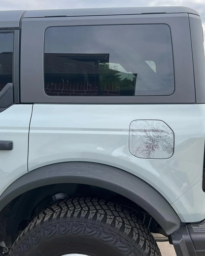 Printed Series Fuel Door Overlay - 2021+ Bronco - 21BRONCOPRFUEL-GEN-21BRONCOPRFUEL-BT-21BRONCOPRFUEL-MT-21BRONCOPRFUEL-BBT-21BRONCOPRFUEL-PRM-  DRIVEN - 4