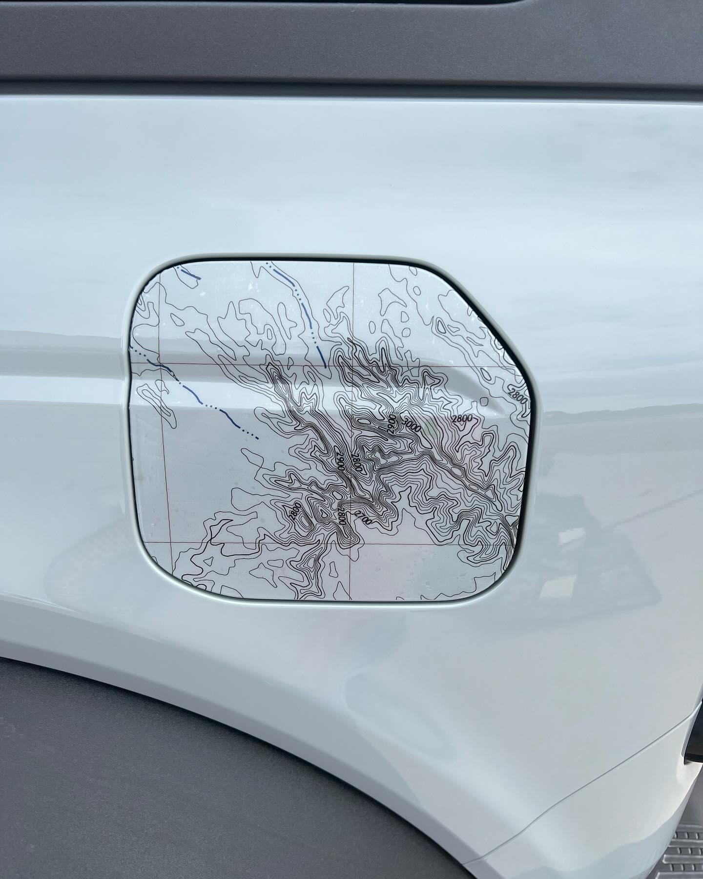 Printed Series Fuel Door Overlay - 2021+ Bronco - 21BRONCOPRFUEL-GEN-21BRONCOPRFUEL-BT-21BRONCOPRFUEL-MT-21BRONCOPRFUEL-BBT-21BRONCOPRFUEL-PRM-  DRIVEN - 5