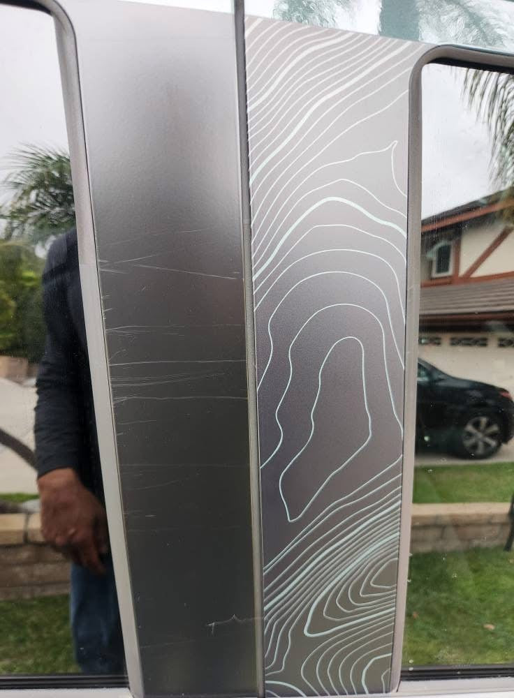 Topographic B Pillar Overlays - 2024+ Tacoma Double Cab / 2025+ 4Runner - 24TACOBPILLAR-ARG-24TACOBPILLAR-CBNG-24TACOBPILLAR-CG-24TACOBPILLAR-DS-24TACOBPILLAR-RR-  DRIVEN - 12