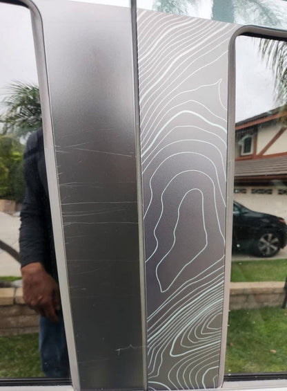 Topographic B Pillar Overlays - 2024+ Tacoma Double Cab / 2025+ 4Runner - 24TACOBPILLAR-ARG-24TACOBPILLAR-CBNG-24TACOBPILLAR-CG-24TACOBPILLAR-DS-24TACOBPILLAR-RR-  DRIVEN - 12