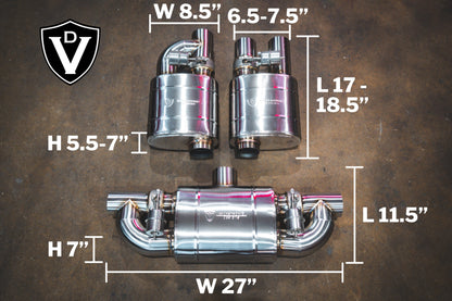 UNIVERSAL VALVED MUFFLER KIT - UVM.63MM.X1-UVM.63MM.X2-UVM.76MM.X1-UVM.76MM.X2-UVM.89MM.X1-  DRIVEN - 14