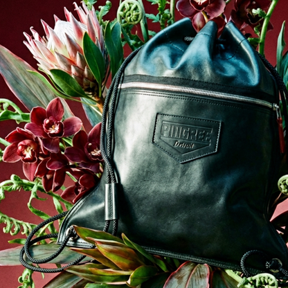 Detroit Drawstring Backpack in Leather ( Made to Order) - DRW009B-  DRIVEN - 9