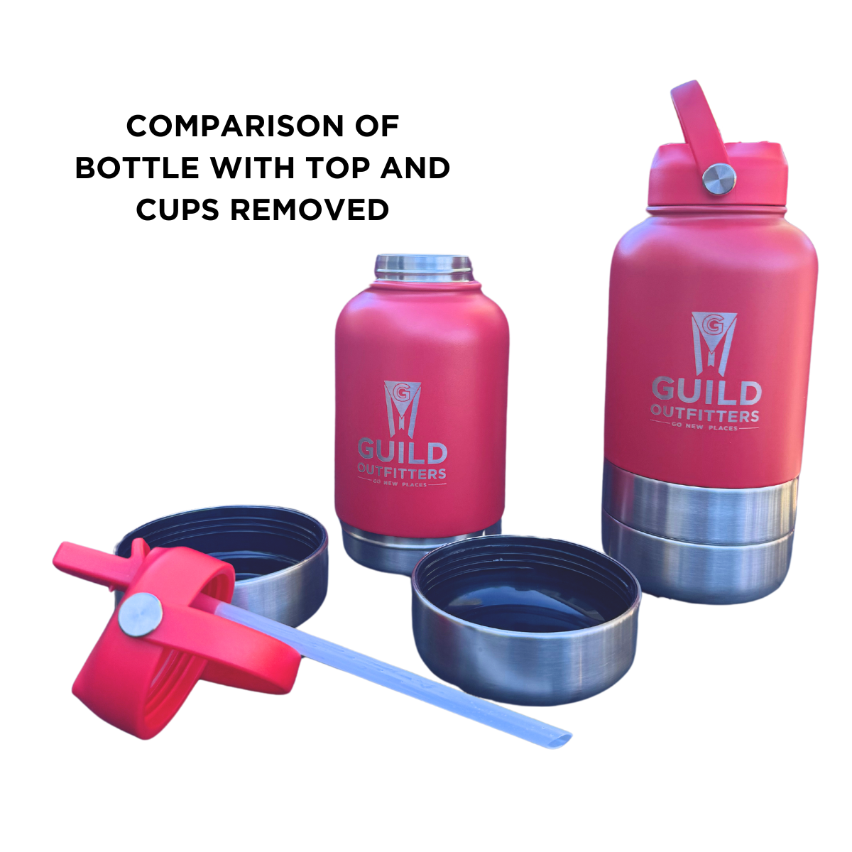 GUILD Water Bottle with Cups / Bowls - GO-930-  DRIVEN - 7