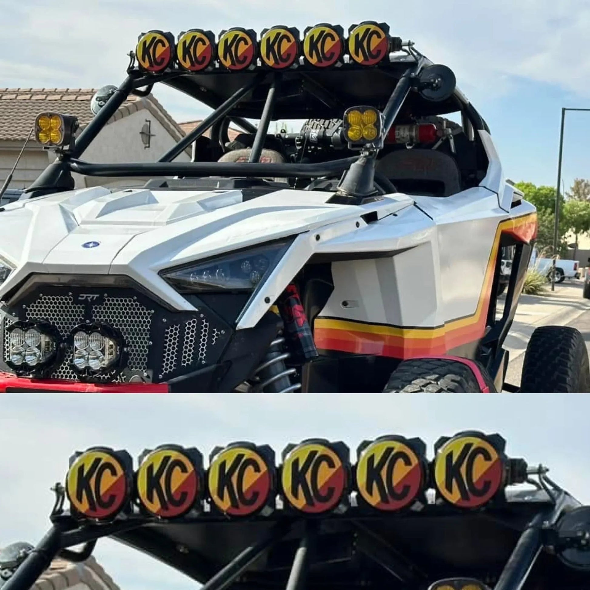 KC HiLITES Pro6 / Titan Gravity Light Cover Overlays - Universal - KCPRO6-RET5-KCPRO6-HER-KCPRO6-OUC-KCPRO6-OUC.TO-KCPRO6-OUC.OL-  DRIVEN - 18