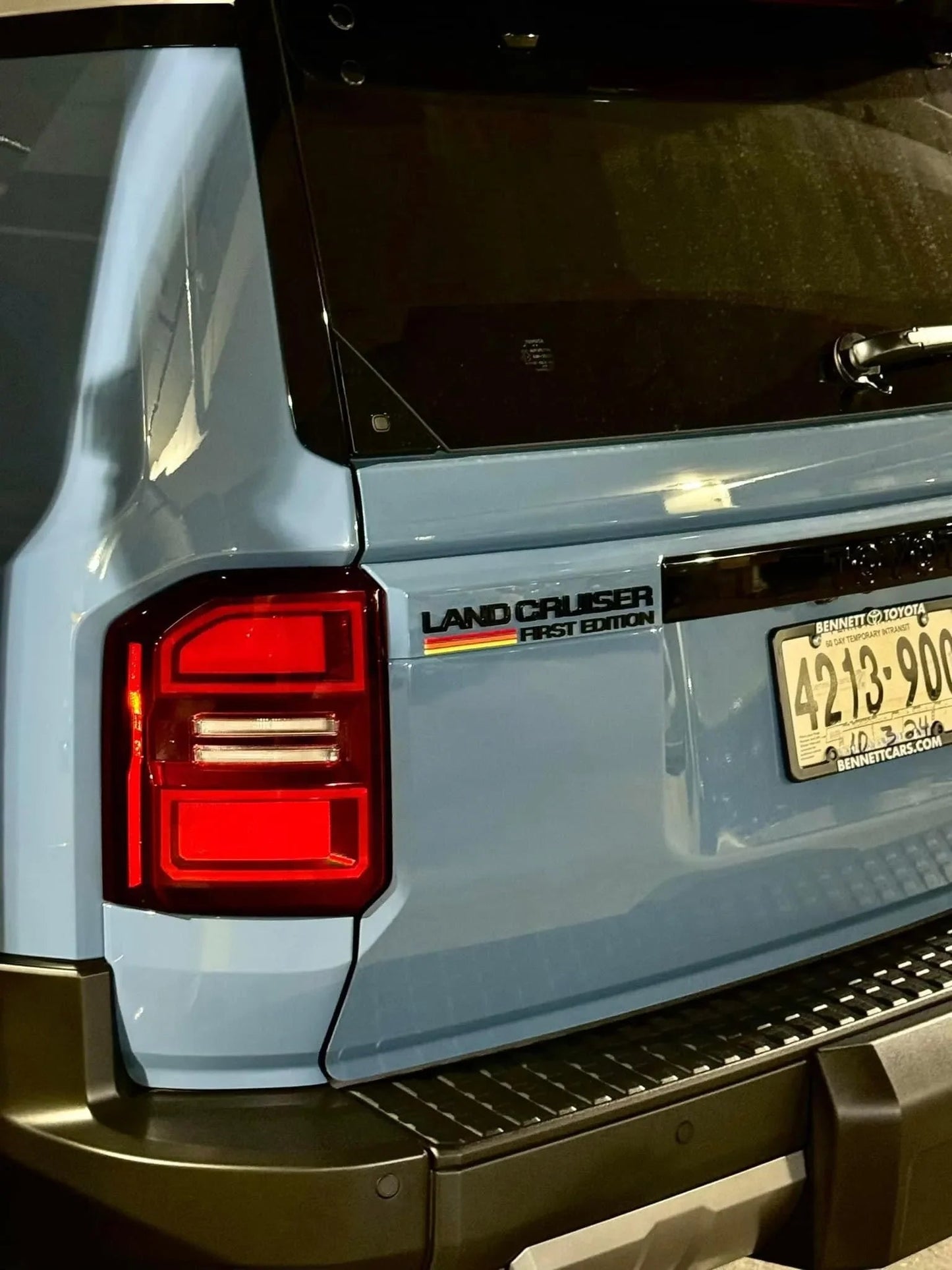 First Edition LC250 Acrylic Laser Series Tailgate Badge - 2024+ Land Cruiser - 24LC250-FEB-  DRIVEN - 6