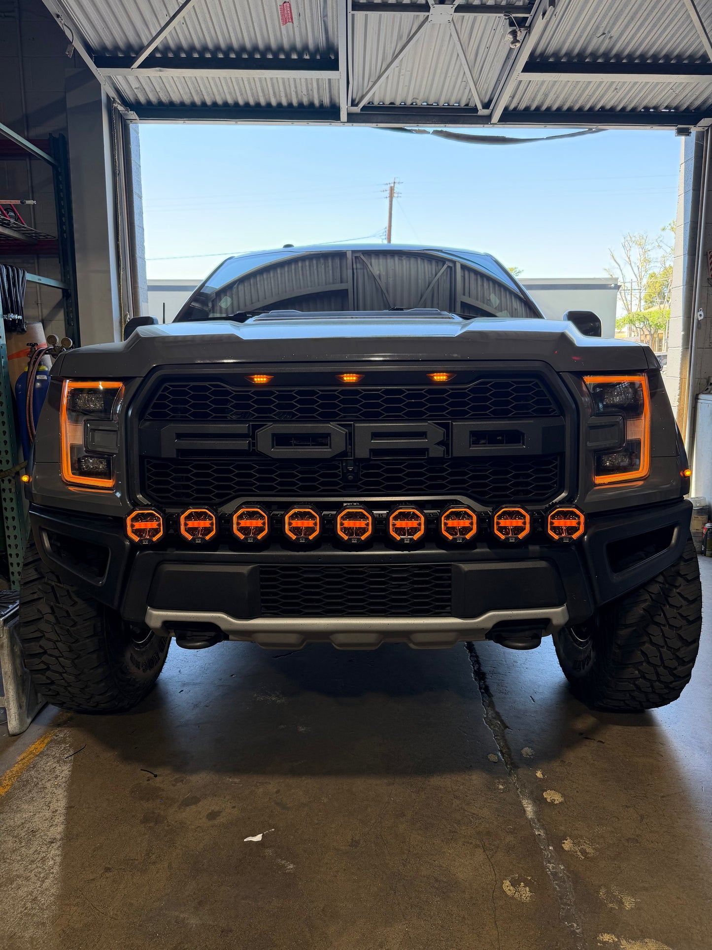 9 Light U-Con Interlocking Off Road LED Pod With Amber or White DRL Running Light - sku-46526100799646-sku-46526100832414-sku-46526100865182-sku-46526100897950-sku-46526100930718-  DRIVEN - 12