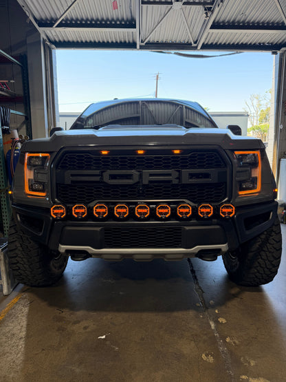 9 Light U-Con Interlocking Off Road LED Pod With Amber or White DRL Running Light - sku-46526100799646-sku-46526100832414-sku-46526100865182-sku-46526100897950-sku-46526100930718-  DRIVEN - 12