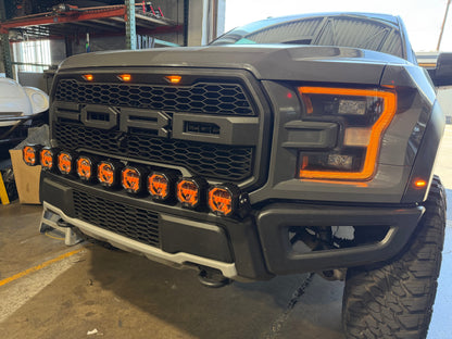 9 Light U-Con Interlocking Off Road LED Pod With Amber or White DRL Running Light - sku-46526100799646-sku-46526100832414-sku-46526100865182-sku-46526100897950-sku-46526100930718-  DRIVEN - 10