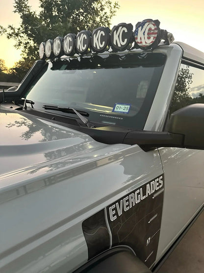 KC HiLITES Pro6 / Titan Gravity Freedom Series Light Cover Overlays - Universal - KCPRO6DSF-RWBW-KCPRO6DSF-RWBB-KCPRO6DSF-BW-KCPRO6DSF-BWV2B-KCPRO6DSF-TBL-  DRIVEN - 13