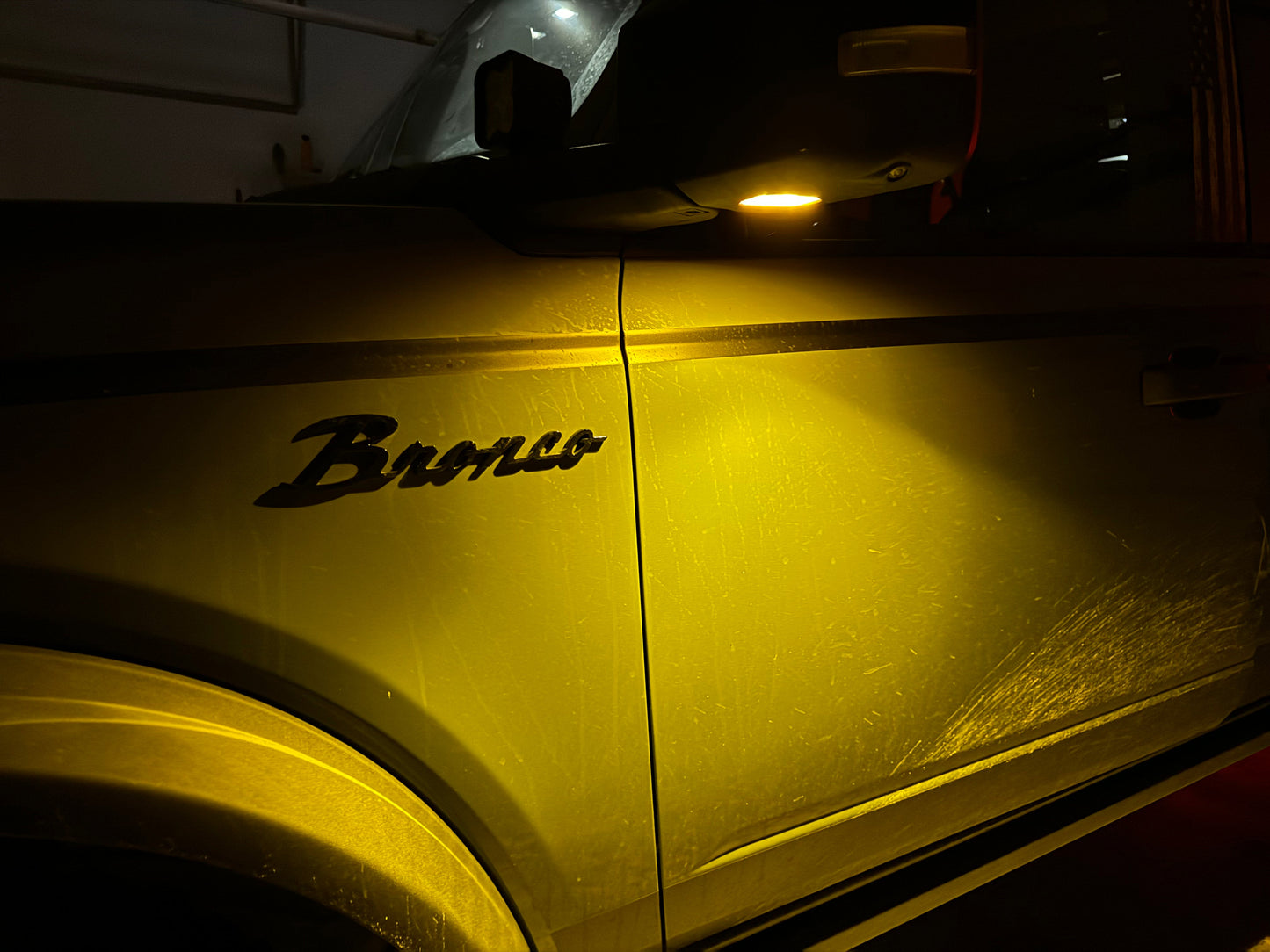 Puddle Light Covers (Amber or Yellow) - 2021+ Bronco - 21BRONCOPUDCVR-YL-21BRONCOPUDCVR-AMB-  DRIVEN - 1