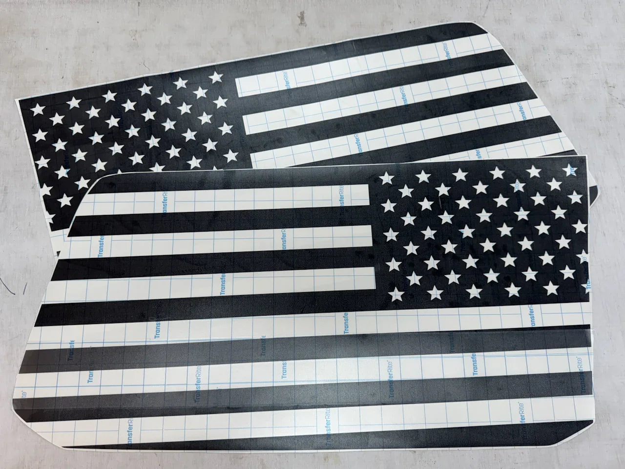 American Flag Rear Window Overlays - 2024+ Land Cruiser - 24LCFLAGRW-MB-24LCFLAGRW-GB-24LCFLAGRW-GD-24LCFLAGRW-RD-24LCFLAGRW-WH-  DRIVEN - 12