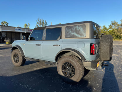 Topo Hardtop Side Window Overlays - 2021+ Bronco 4 Door - 21BRONCO4DRHDTP-TPAMB-21BRONCO4DRHDTPP-TPAMB-21BRONCO4DRHDTP-TPA51L-21BRONCO4DRHDTPP-TPA51L-21BRONCO4DRHDTP-TPAZL-  DRIVEN - 8