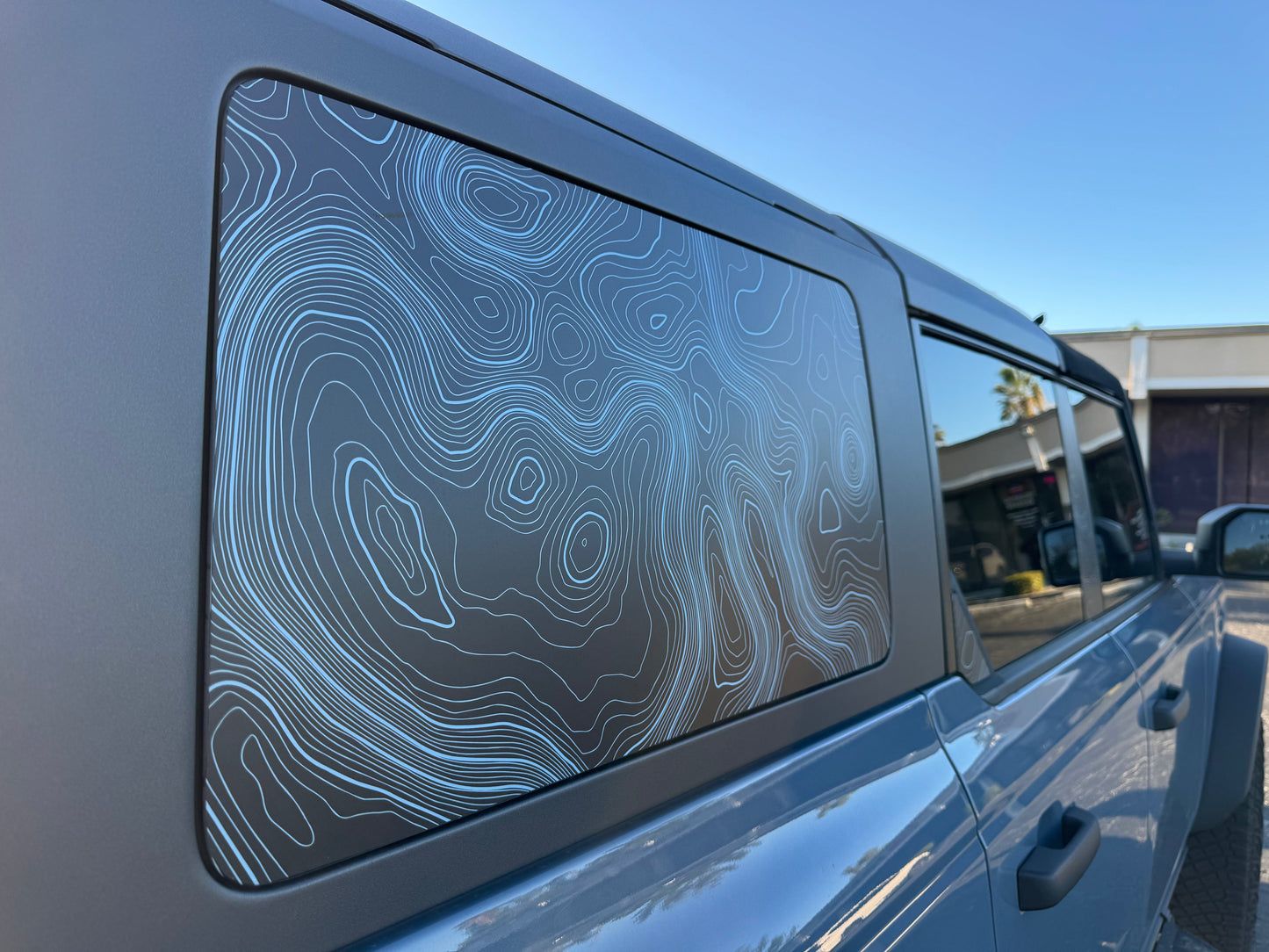 Topo Hardtop Side Window Overlays - 2021+ Bronco 4 Door - 21BRONCO4DRHDTP-TPAMB-21BRONCO4DRHDTPP-TPAMB-21BRONCO4DRHDTP-TPA51L-21BRONCO4DRHDTPP-TPA51L-21BRONCO4DRHDTP-TPAZL-  DRIVEN - 2