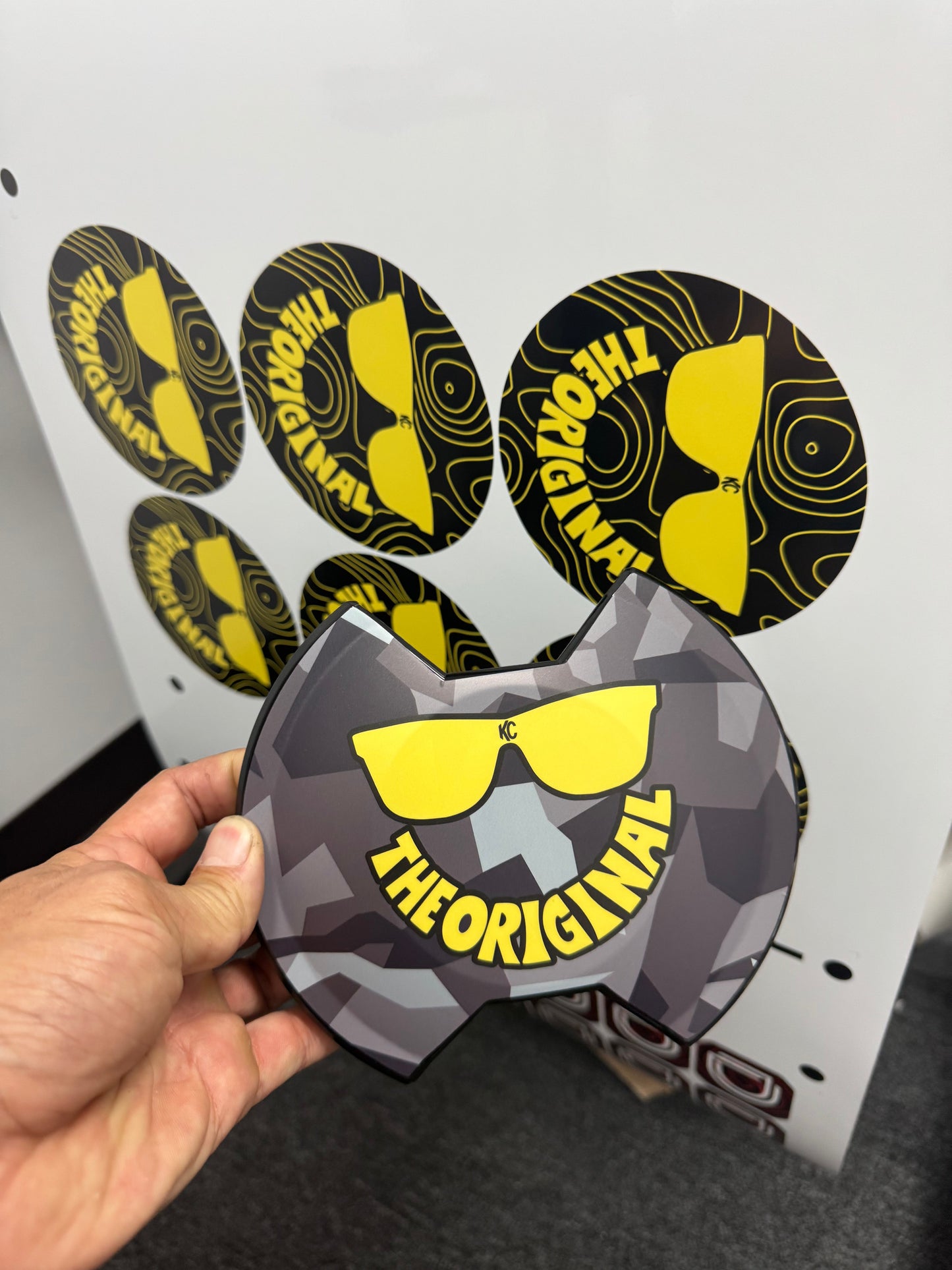 KC HiLITES 6" SlimLite LED Cover Topo Overlays - Universal - KCHISL.WH.CG-KCHISL.WH.CODE-KCHISL.WH.TP.CG-  DRIVEN - 9