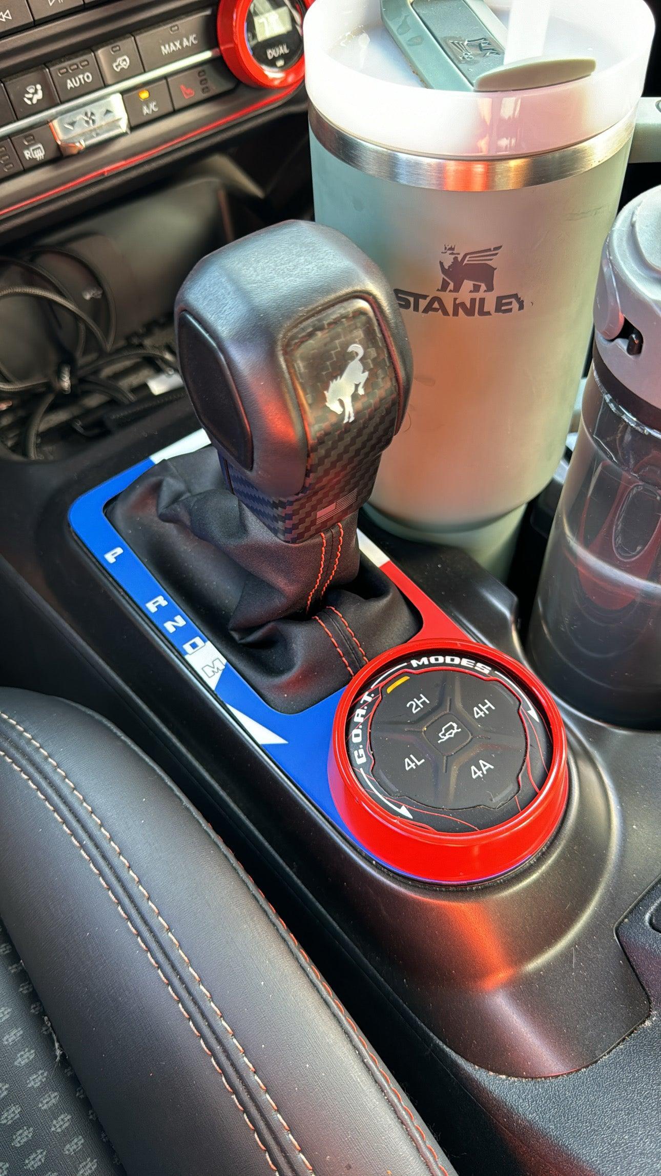 Automatic Shifter Overlay (Printed Series) - 2021+ Bronco Automatic - 21BRNATTRIM-DAF-21BRNATTRIM-TX-21BRNATTRIM-375C-sku-51642263306559-  DRIVEN - 3
