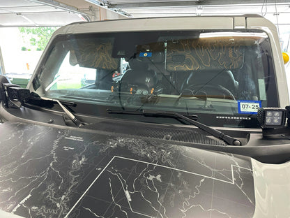 Topographic Interior Sun Visor Overlays - 2024+ Ranger Raptor (with Homelink) - 24RANGERVISORFULL-TPAMBL-24RANGERVISORFULL-TPA51L-24RANGERVISORFULL-TPAZL-24RANGERVISORFULL-TPBOL-24RANGERVISORFULL-TPCGL-  DRIVEN - 14