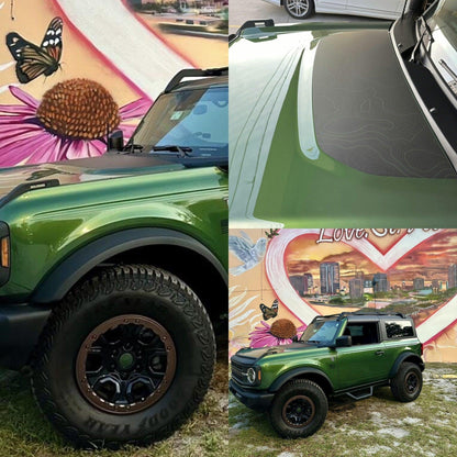 Stealth Topographic Map Hood Overlay (Printed Series) - 2021+ Bronco - 21BRONCOTOPOGEN-21BRONCOTOPOGEN-X2-21BRONCOTOPOGENBO-21BRONCOTOPOGENBO-X2-21BRONCOTOPOGENCLR-  DRIVEN - 6