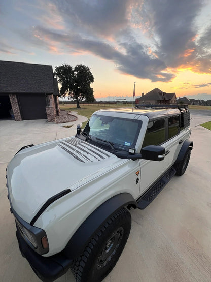Stealth Clear American Flag Hood Overlay - 2021+ Bronco - 21BRONCOAMFHD-21BRONCOAMFHDB-21BRONCOAMFHDS-21BRONCOAMFHD-X2-21BRONCOAMFHDB-X2-  DRIVEN - 13