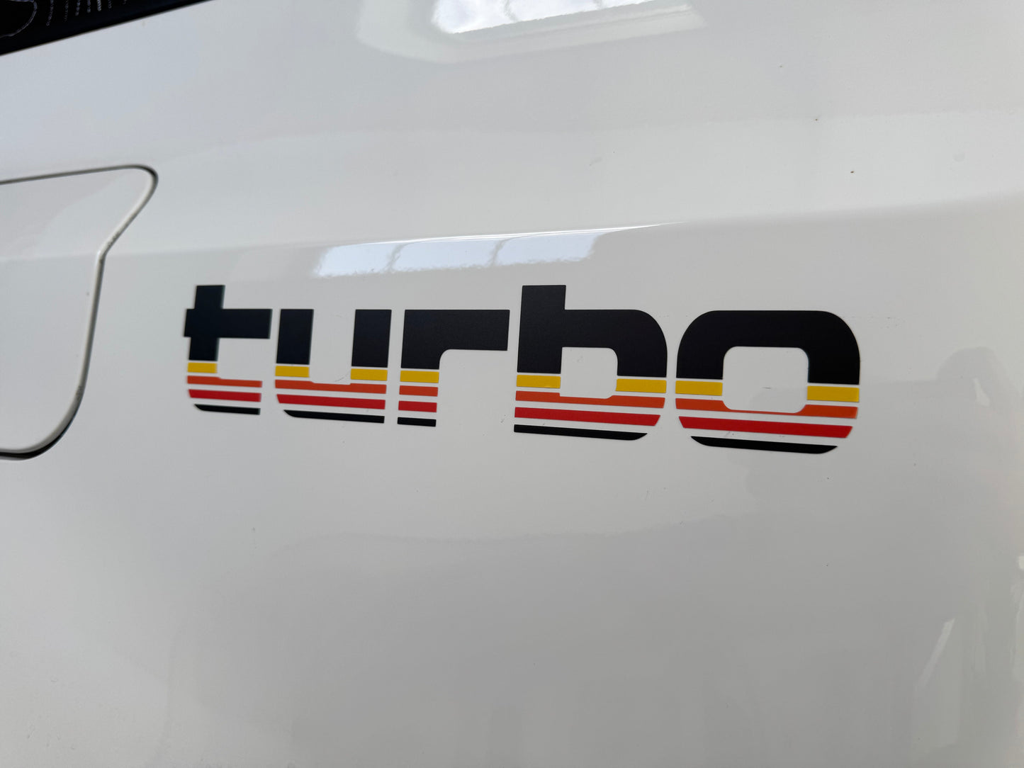Turbo Retro Style Graphic Fender Decals (Pair) - Universal - TURBO-UNI-1075.MB-TURBO-UNI-1075.HERO-TURBO-UNI-1075.SURF-  DRIVEN - 1