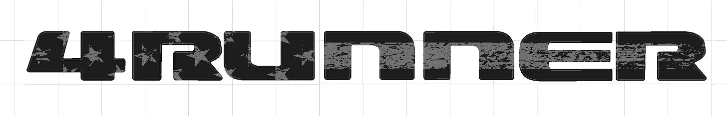 4RUNNER Rear Hatch Liftgate Emblem Overlays - 2025+ 4Runner - 254RUN-4RUN-LG-WH-254RUN-4RUN-LG-MB-254RUN-4RUN-LG-GB-254RUN-4RUN-LG-BL-254RUN-4RUN-LG-GR-  DRIVEN - 13