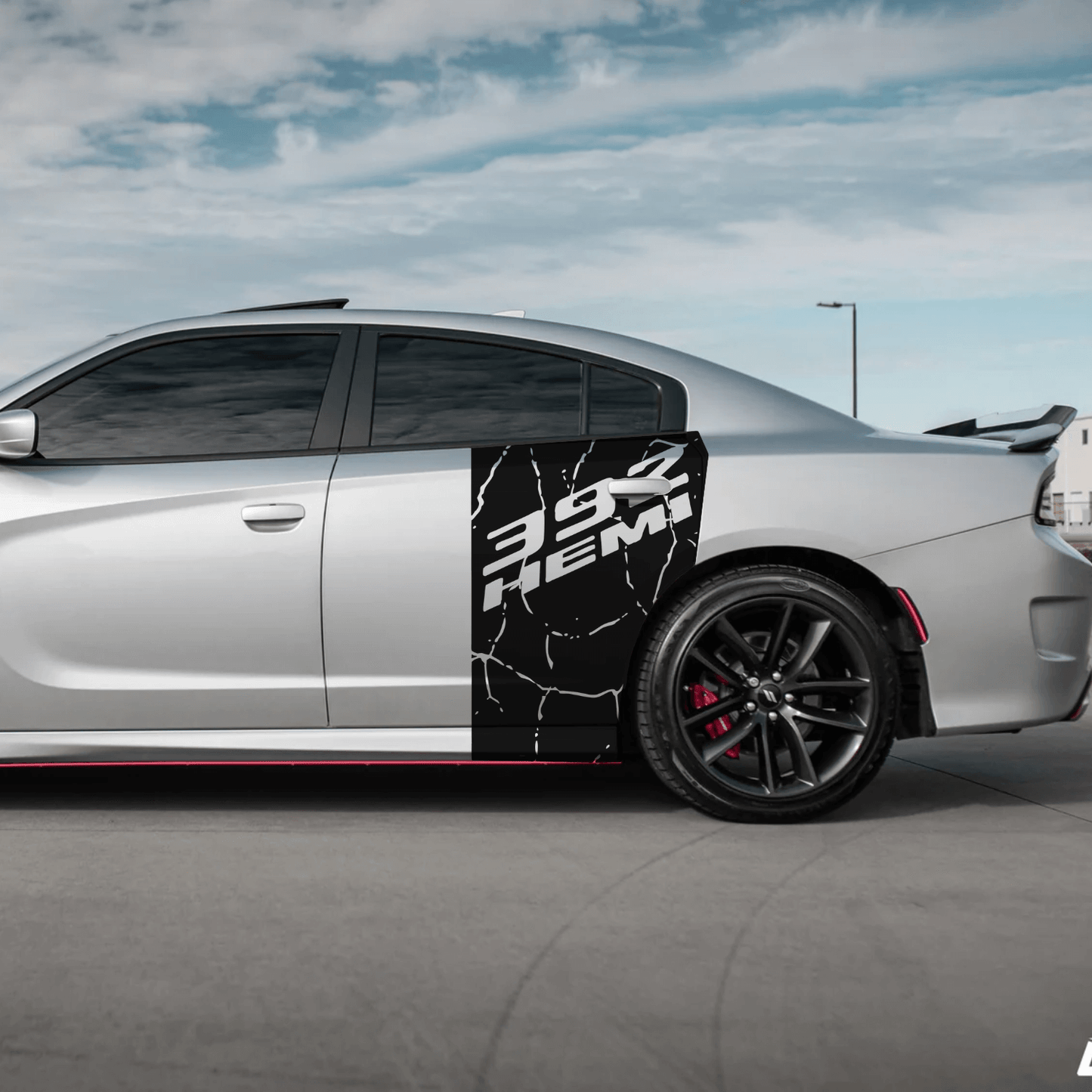 392 Super Bee Scat Pack Side Stripe Decal Set – 2-Pack for 2015–2023 Dodge Charger - sku-50701404110980-sku-50701404143748-  DRIVEN - 3
