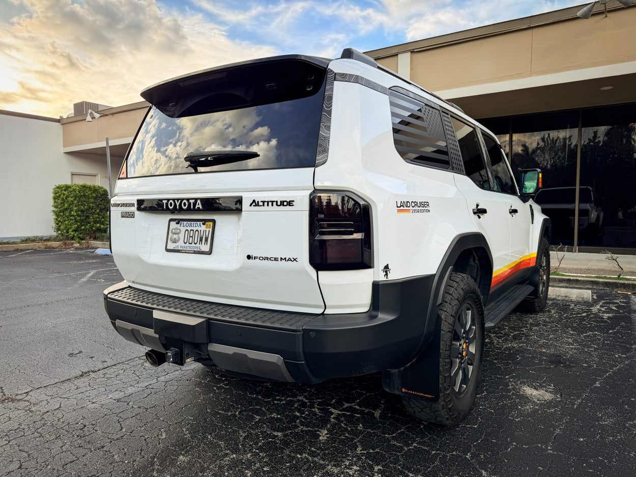 Acrylic Hitch Fade Fix Plate - 2024+ Land Cruiser - 24LC250-HFF-  DRIVEN - 4