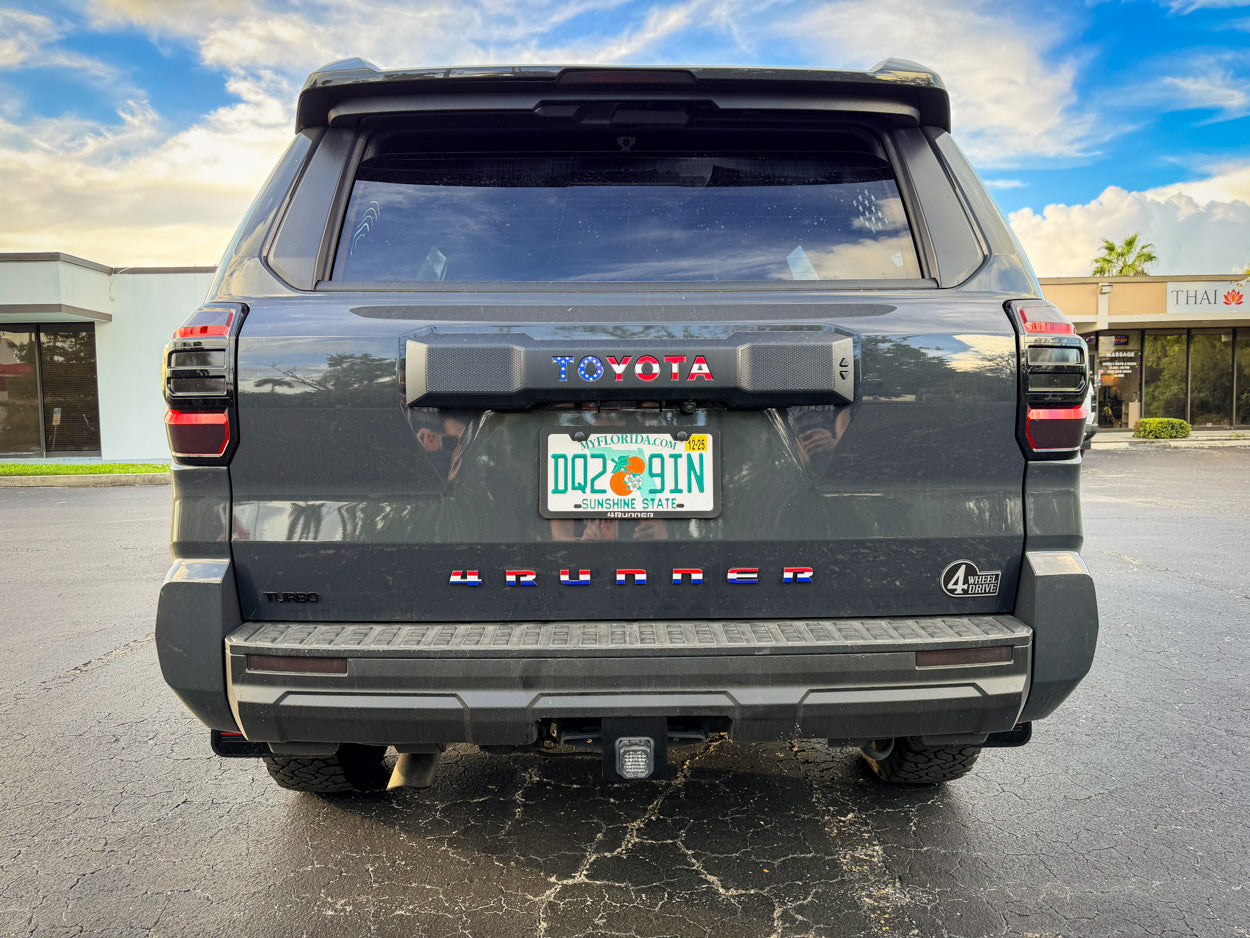 Acrylic Hitch Fade Fix Plate - 2025+ 4Runner - 254RUNNER-HFF-  DRIVEN - 4