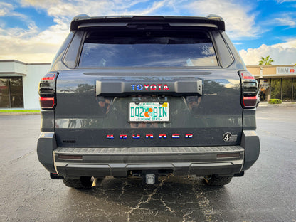 Acrylic Hitch Fade Fix Plate - 2025+ 4Runner - 254RUNNER-HFF-  DRIVEN - 4