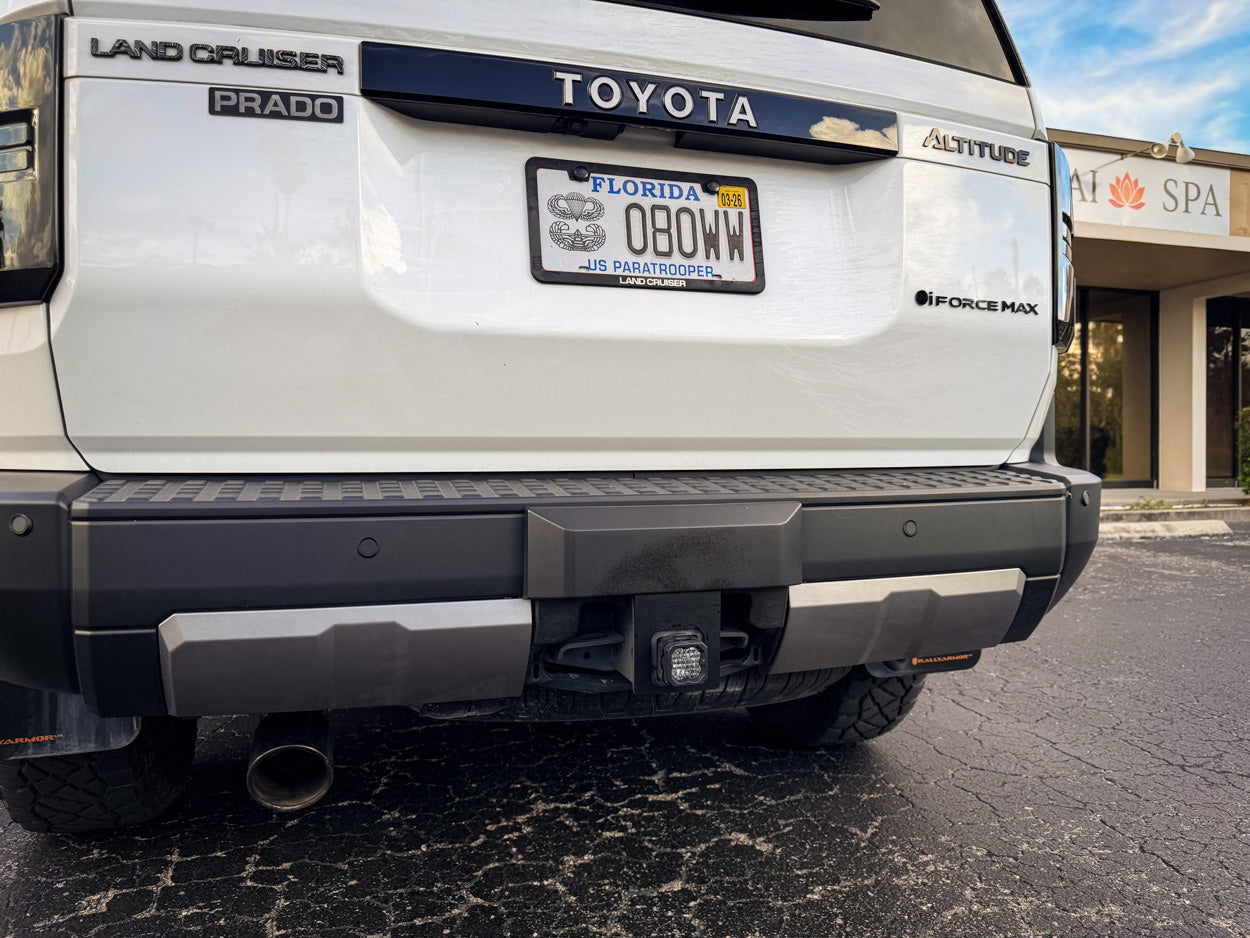 Acrylic Hitch Fade Fix Plate - 2024+ Land Cruiser - 24LC250-HFF-  DRIVEN - 5