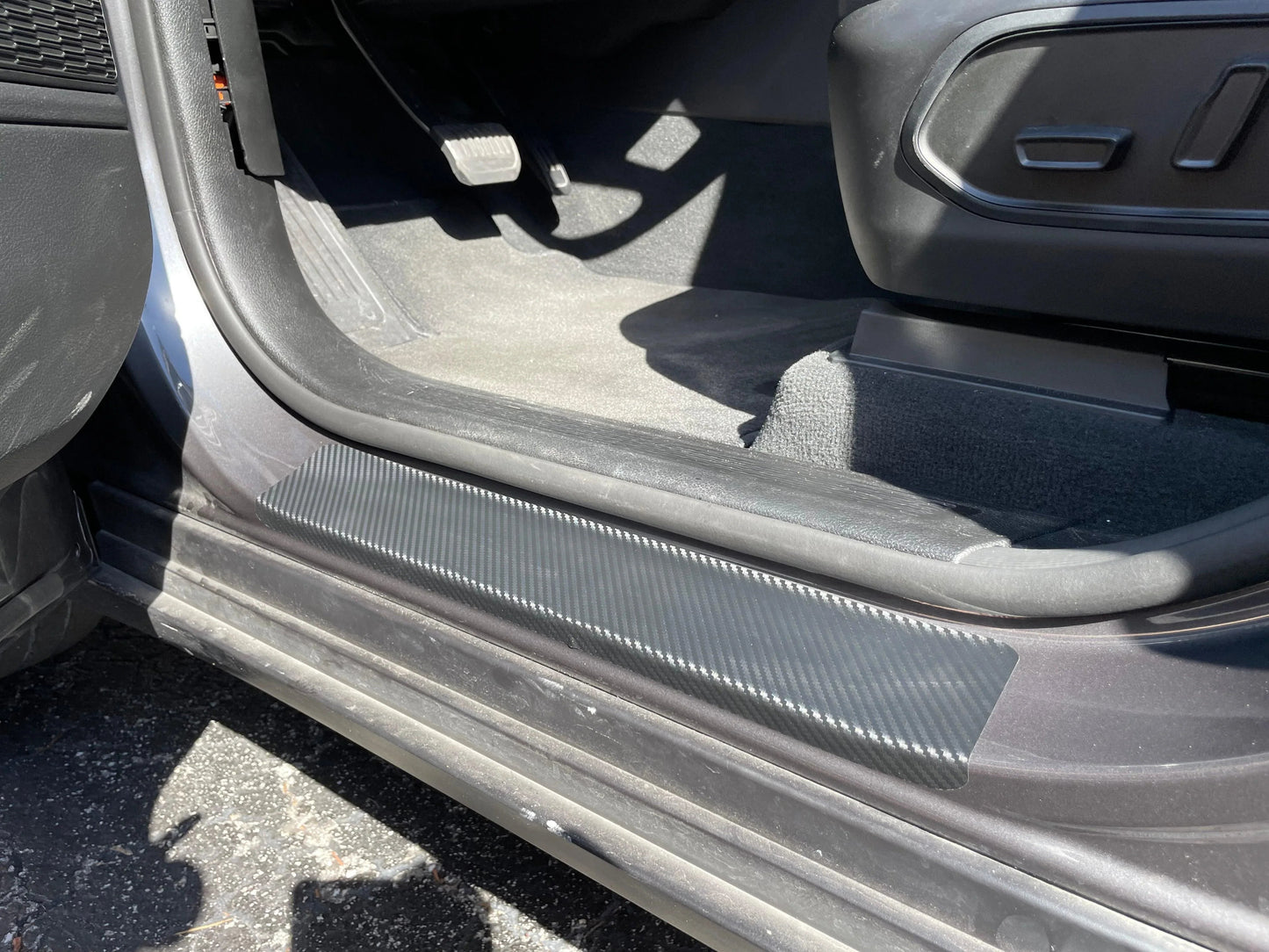 Door Sill Protectors - 2020+ JEEP Grand Cherokee L - 20JeepGCLDS-RD-20JeepGCLDS-BL-20JeepGCLDS-WH-20JeepGCLDS-OR-20JeepGCLDS-YL-  DRIVEN - 1