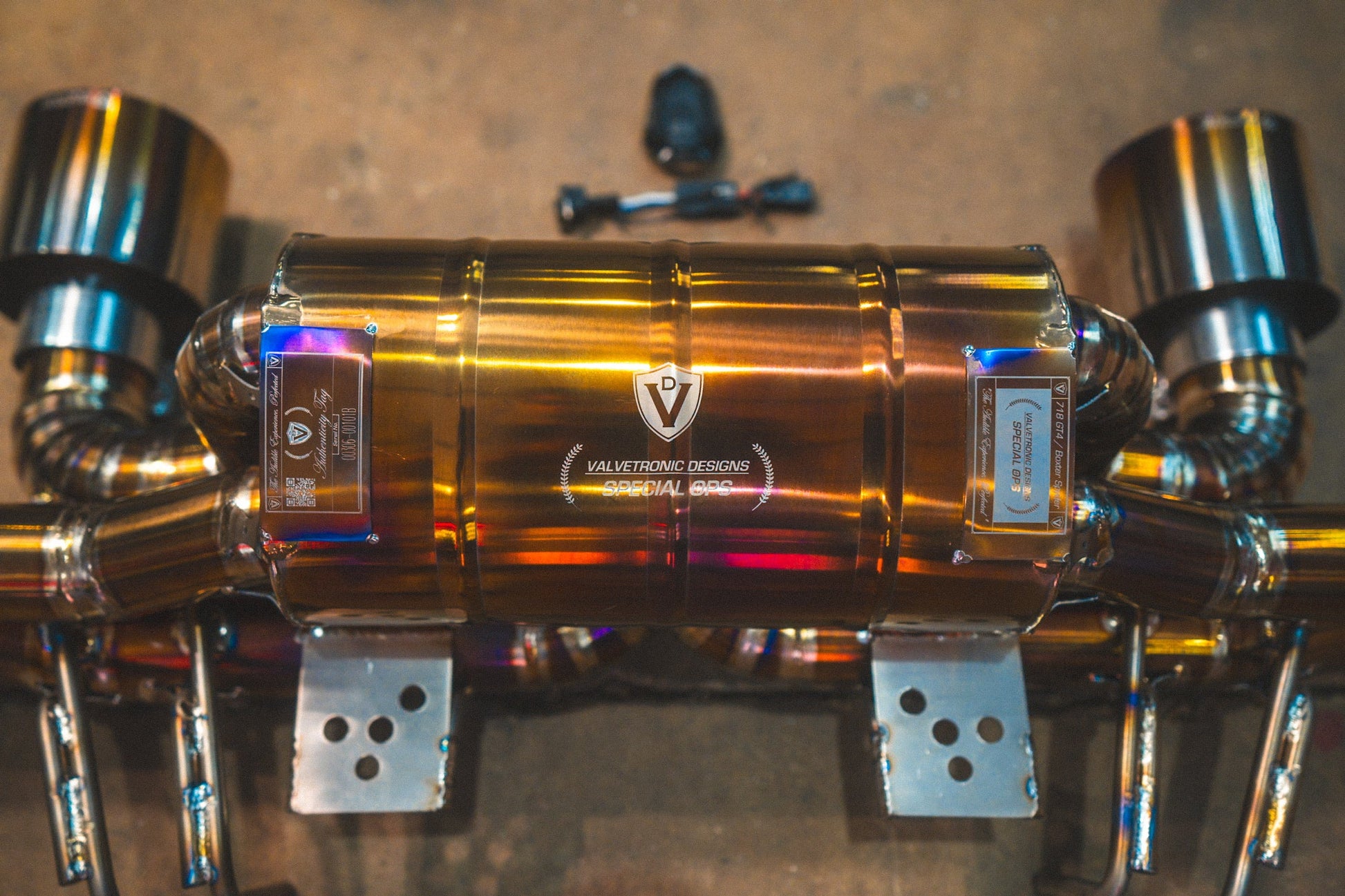 Valvetronic Valved Sport Exhaust System for Porsche 718 GT4 / Boxster Spyder - POR.718.GT4.VSES.TI-POR.718.GT4.VSES.FF.TI-POR.718.GT4.VSES.FFH.TI-  DRIVEN - 3