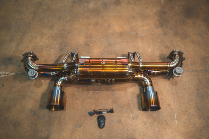 Valvetronic Valved Sport Exhaust System for Porsche 718 GT4 / Boxster Spyder - POR.718.GT4.VSES.TI-POR.718.GT4.VSES.FF.TI-POR.718.GT4.VSES.FFH.TI-  DRIVEN - 22