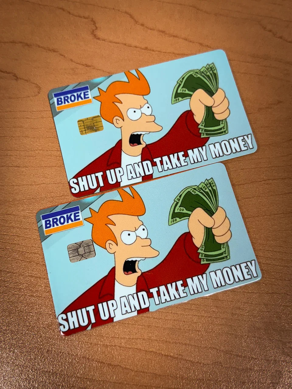 Shut Up and Take My Money Credit Card Skin - shutuptakemoney-cc-  DRIVEN - 4