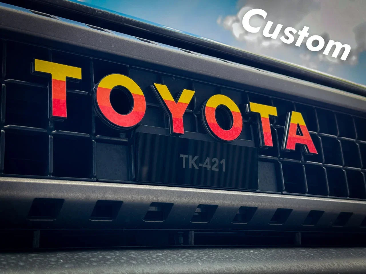 Acrylic Front Grille Emblem - 2024+ Land Cruiser - 24LC250-FG-MTN-24LC250-FG-LC-24LC250-FG-TEQ-24LC250-FG-CUS-  DRIVEN - 10