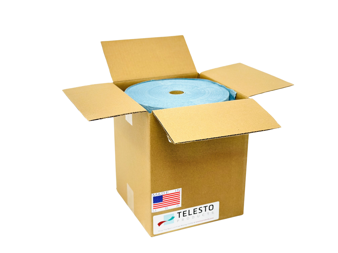 TELESTO | Professional Shop Towels | Blue DRC Shop Towel Roll | 500 Ct | 12” x 12” - 712501-  DRIVEN - 3