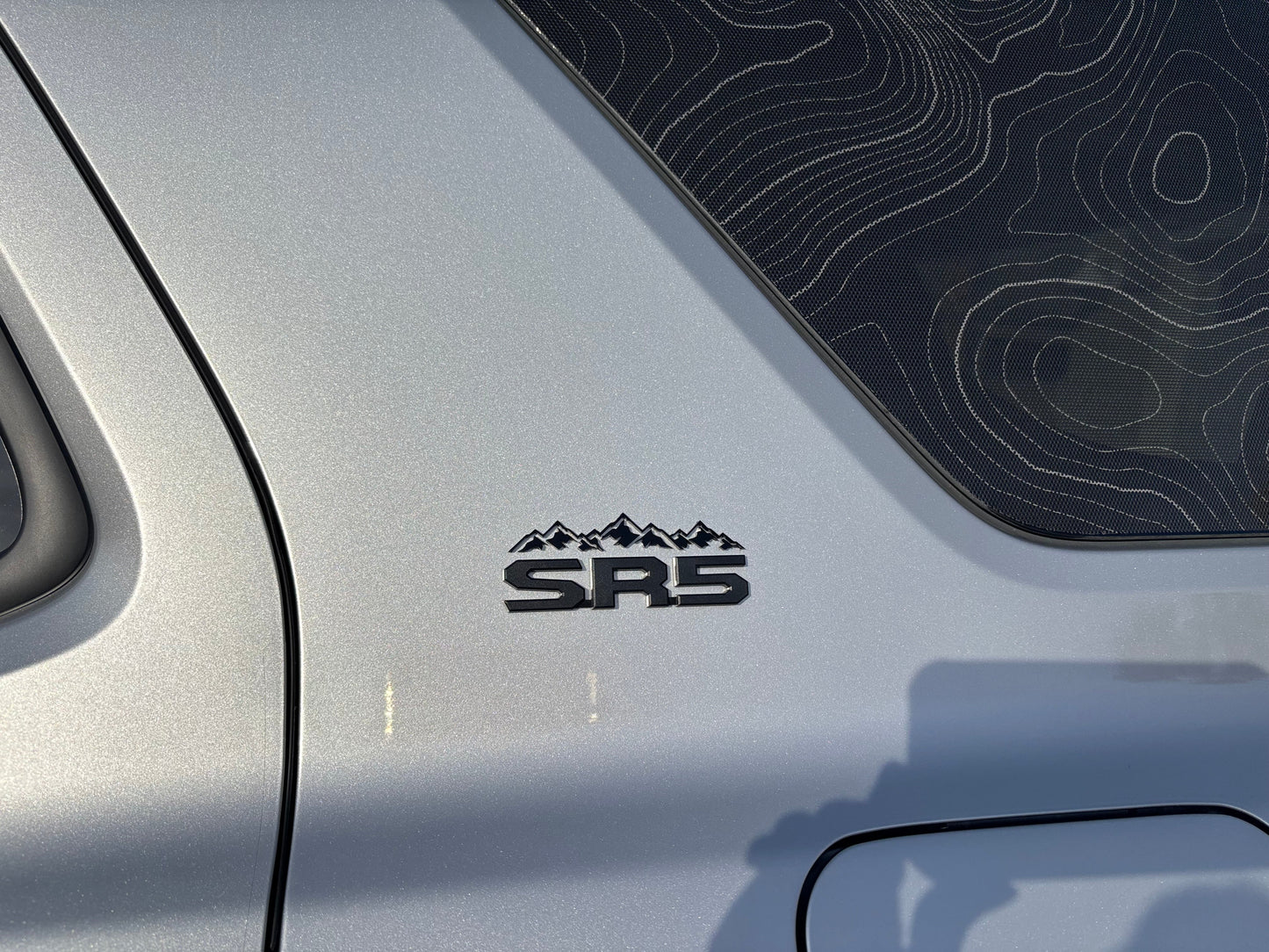 Acrylic C Pillar Mountain Range Emblem - 2024+ Tacoma / 2025+ 4Runner - 2544RUNCPLILAR-MTN-1-2544RUNCPLILAR-MTN-2-  DRIVEN - 2