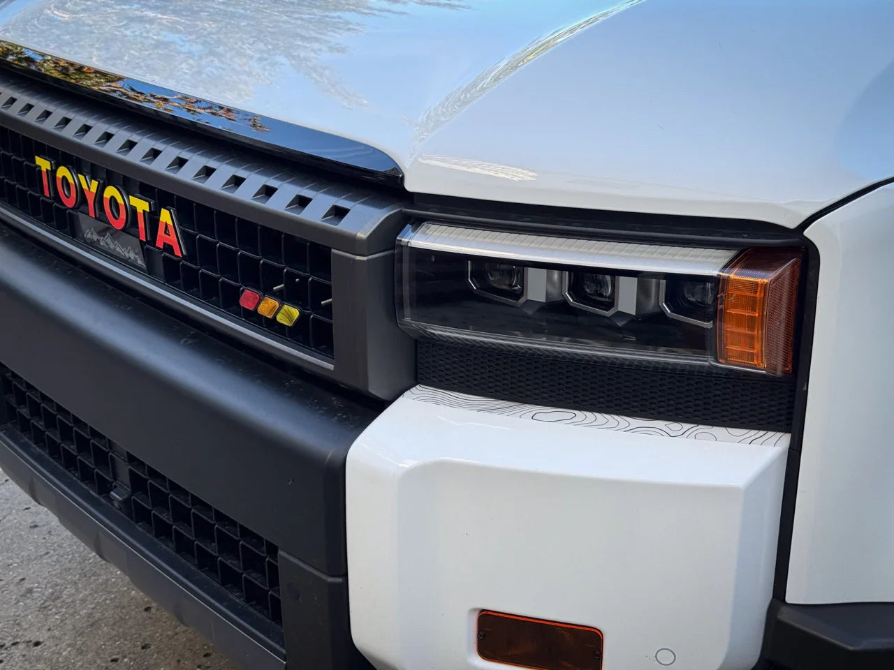 Upper Bumper Topographic Overlays - 2024+ Land Cruiser - 24LC250-TPBUMPUP-  DRIVEN - 3