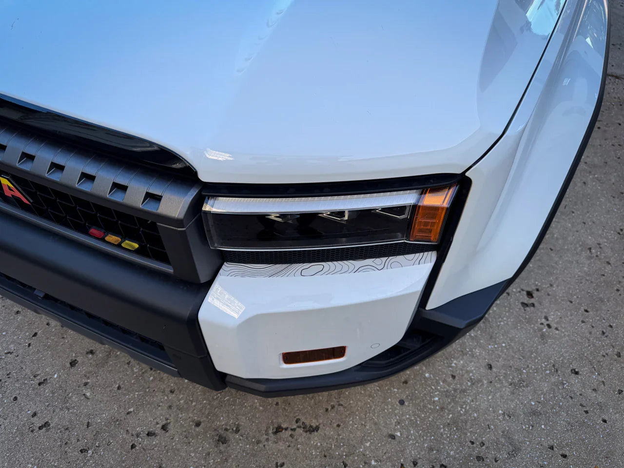 Upper Bumper Topographic Overlays - 2024+ Land Cruiser - 24LC250-TPBUMPUP-  DRIVEN - 4